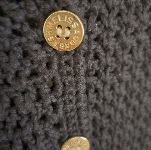 Melissa Odabash Rosie Black Crochet Swim Coverup - Picture 4 of 5